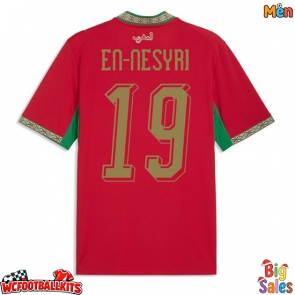 Morocco Youssef En-Nesyri #19 Replica Home Stadium Shirt World Cup 2026 Short Sleeve